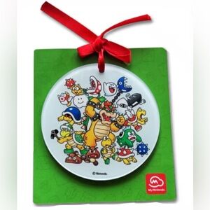 Nintendo Character Ornament with Red Ribbon